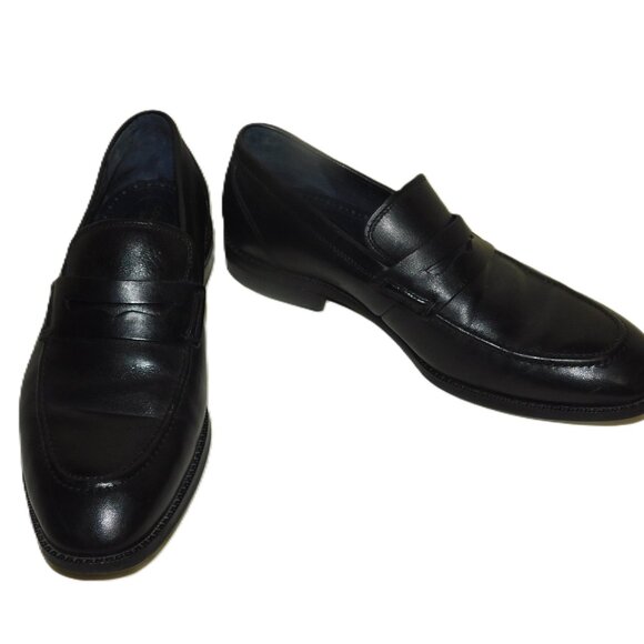 Cole Haan Grand 360 Black Leather Slip On Loafers Size 8W main image 5